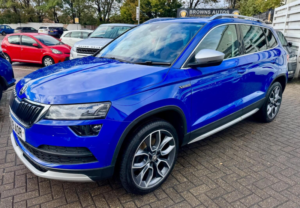 2019 Skoda Karoq 2.0 Tdi Scout 4WD Euro 6 (s/s) 5dr in Blue — image 6