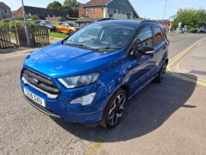 2018 Ford Ecosport 1.0t Ecoboost St-Line Euro 6 (s/s) 5dr in Blue — image 3