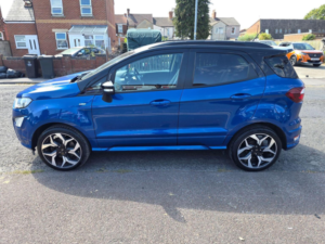 2018 Ford Ecosport 1.0t Ecoboost St-Line Euro 6 (s/s) 5dr in Blue — image 5