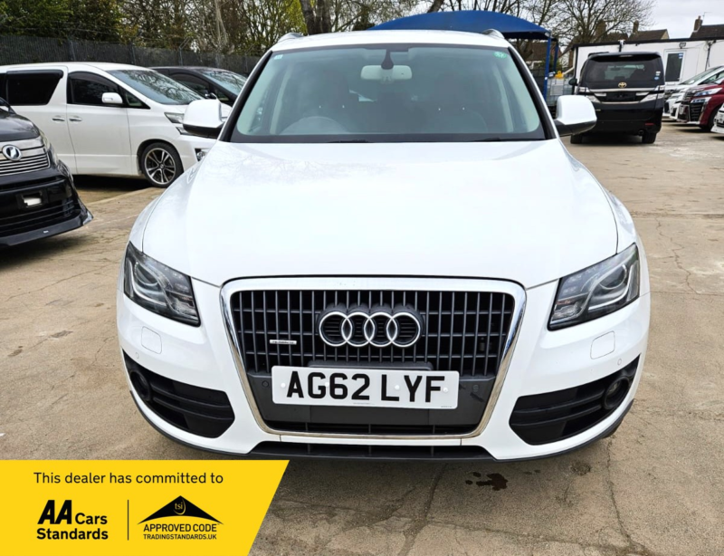 2012 Audi Q5 2.0l Tfsi Quattro-Automatic-Ulez/caz Pass-Free 18months Gold Warranty & 12 Months Aa Breakdown Cover in White — image 1