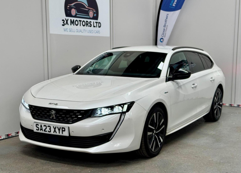 2023 Peugeot 508 Sw 1.6 12.4kwh Gt E-Eat Euro 6 (s/s) 5dr in White — image 1