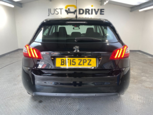 2015 Peugeot 308 1.2 Puretech Active Hatchback 5dr Petrol Manual Euro 6 (s/s) (110 Ps) in Black — image 4