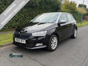 2020 Skoda Fabia 1.0 Tsi Se L Euro 6 (s/s) 5dr in Black — image 5