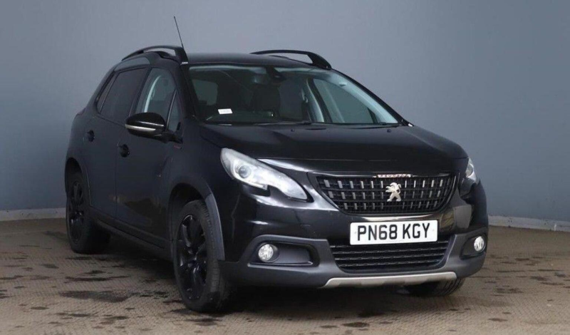 2018 Peugeot 2008 1.2 Puretech Gpf Gt Line Euro 6 (s/s) 5dr in Black — image 1