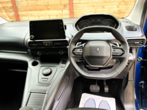 2023 Peugeot Rifter 4 SEAT Auto Wheelchair Accessible Disabled Access Vehicle Wav in Blue — image 2