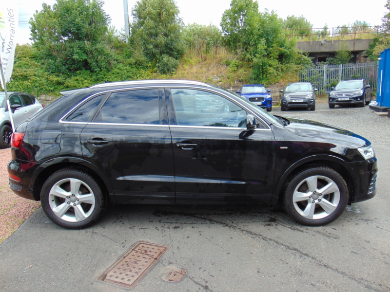 2015 Audi Q3 2.0 Tfsi S Line * Mot June 2027 * Full Dealer Service History * Finance Available * Free 6 Month in Black — image 1