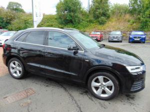 2015 Audi Q3 2.0 Tfsi S Line * Mot June 2027 * Full Dealer Service History * Finance Available * Free 6 Month in Black — image 2