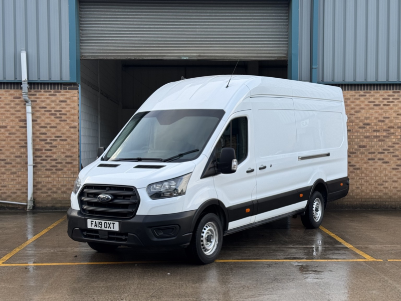 2019 Ford Transit 2.0 350 Ecoblue Leader Rwd Extra Long L4 H3 Euro 6 (s/s) 5dr in White — image 1