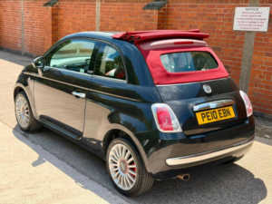 2010 Fiat 500c 1.4 Lounge Euro 5 2dr in Black — image 2