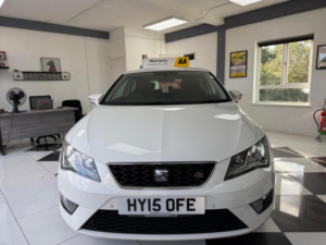 2015 SEAT Leon 1.4 Tsi Act Fr Sport Coupe Euro 6 (s/s) 3dr in White — image 2