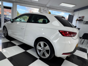 2015 SEAT Leon 1.4 Tsi Act Fr Sport Coupe Euro 6 (s/s) 3dr in White — image 4