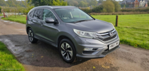 2015 Honda Cr-V 1.6 I-Dtec Ex SUV 5dr Diesel Manual 4WD Euro 6 (s/s) (160 Ps) in Grey — image 2