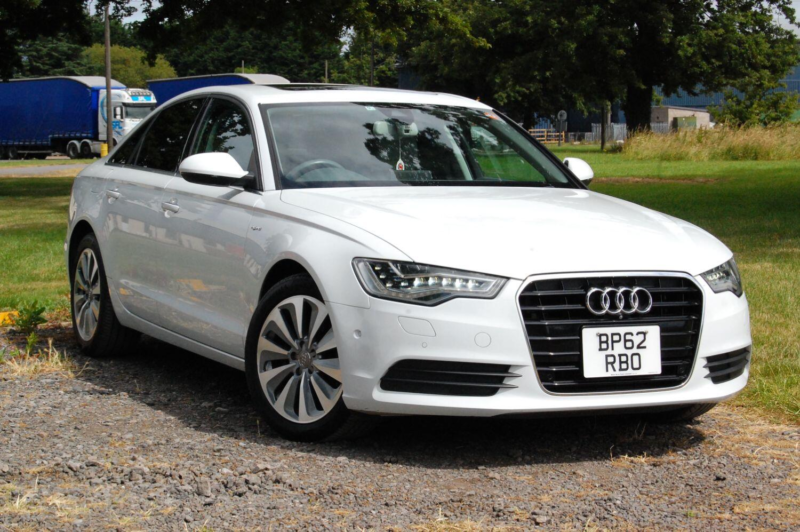 2012 Audi A6 2.0 Tfsi Mild Hybrid Jdm Import in White — image 1