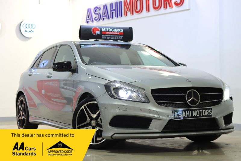 2014 Mercedes-Benz A Class 1.6 A180 Se 7g-Dct Euro 6 (s/s) 5dr in Silver — image 1