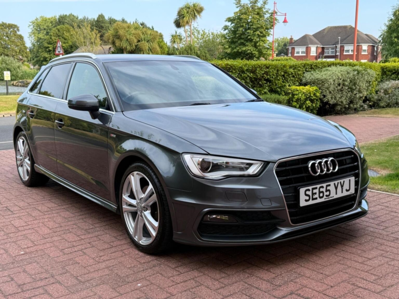 2016 Audi A3 2.0 Tdi S Line Sportback S Tronic Euro 6 (s/s) 5dr (nav) in Grey — image 1
