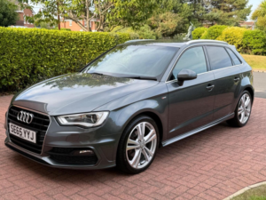 2016 Audi A3 2.0 Tdi S Line Sportback S Tronic Euro 6 (s/s) 5dr (nav) in Grey — image 3