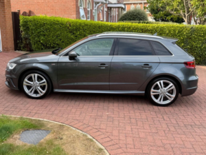 2016 Audi A3 2.0 Tdi S Line Sportback S Tronic Euro 6 (s/s) 5dr (nav) in Grey — image 4