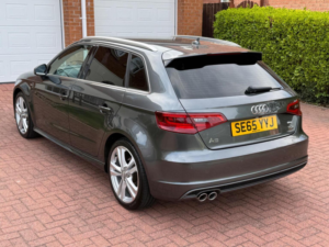 2016 Audi A3 2.0 Tdi S Line Sportback S Tronic Euro 6 (s/s) 5dr (nav) in Grey — image 5
