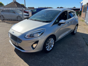 2018 Ford Fiesta 1.0t Ecoboost Titanium Hatchback 5dr Petrol Manual Euro 6 (s/s) (125 Ps) in Silver — image 3
