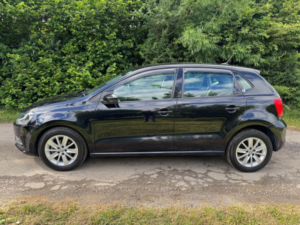 2014 Volkswagen Polo 1.2 Tsi Bluemotion Tech Se DSG Euro 6 (s/s) 5dr in Black — image 3