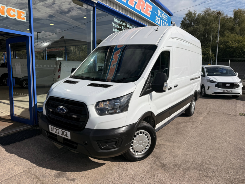 2022 Ford Transit 2.0 350 Ecoblue Leader Panel Van 5dr Diesel Manual Rwd L3 H3 Euro 6 130 Ps in White — image 1