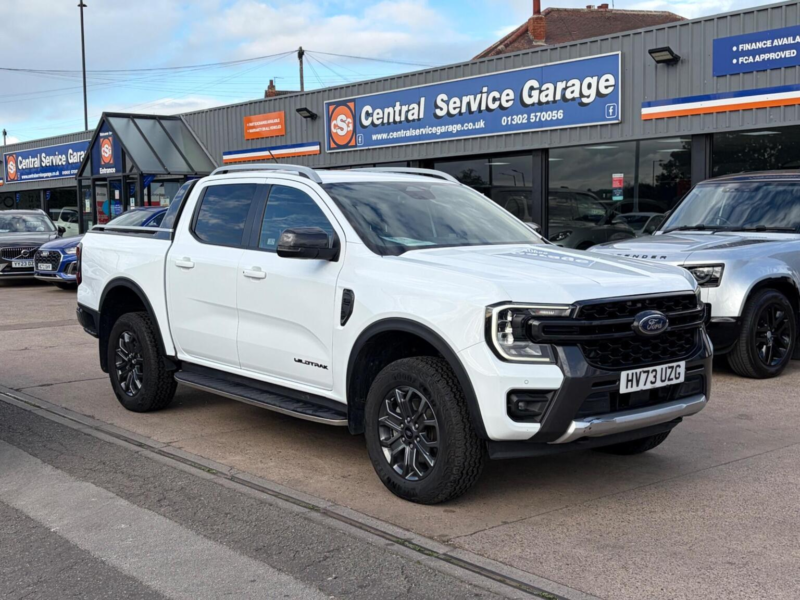 2023 Ford Ranger 2.0 Td Ecoblue Wildtrak Auto 4WD Euro 6 (s/s) 4dr in White — image 1
