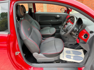 2014 Fiat 500 0.9 Twinair Lounge Euro 6 (s/s) 3dr in Red — image 3