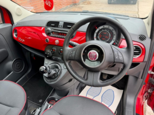 2014 Fiat 500 0.9 Twinair Lounge Euro 6 (s/s) 3dr in Red — image 6