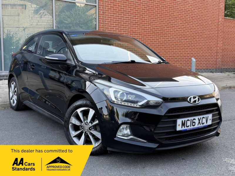 2016 Hyundai I20 1.2 Se Euro 6 3dr in Black — image 1