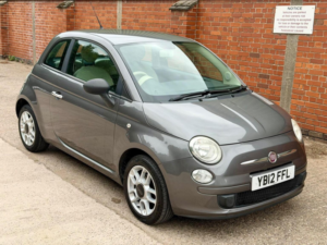 2012 Fiat 500 1.2 Pop Euro 5 (s/s) 3dr in Grey — image 2