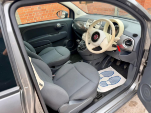 2012 Fiat 500 1.2 Pop Euro 5 (s/s) 3dr in Grey — image 3