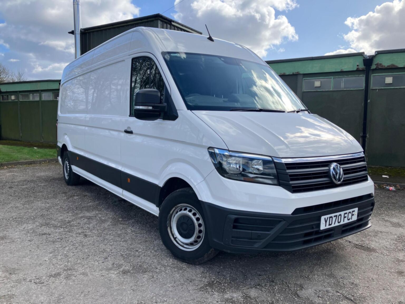 2020 Volkswagen Crafter 2.0 Tdi Cr35 Trendline Fwd Lwb High Roof Euro 6 (s/s) 5dr in White — image 1