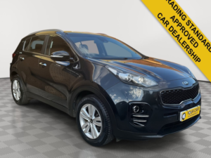 2016 Kia Sportage 1.7 Crdi 2 SUV 5dr Diesel Manual Euro 6 (s/s) (114 Bhp) in Black — image 2