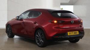 2021 Mazda Mazda3 2.0 E-Skyactiv-G Mhev Sport Lux Euro 6 (s/s) 5dr in Red — image 3