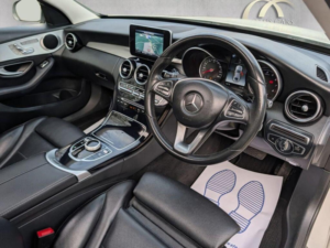 2017 Mercedes-Benz C Class 2.0 C200 Sport (premium) G-Tronic+ Euro 6 (s/s) 4dr in White — image 3