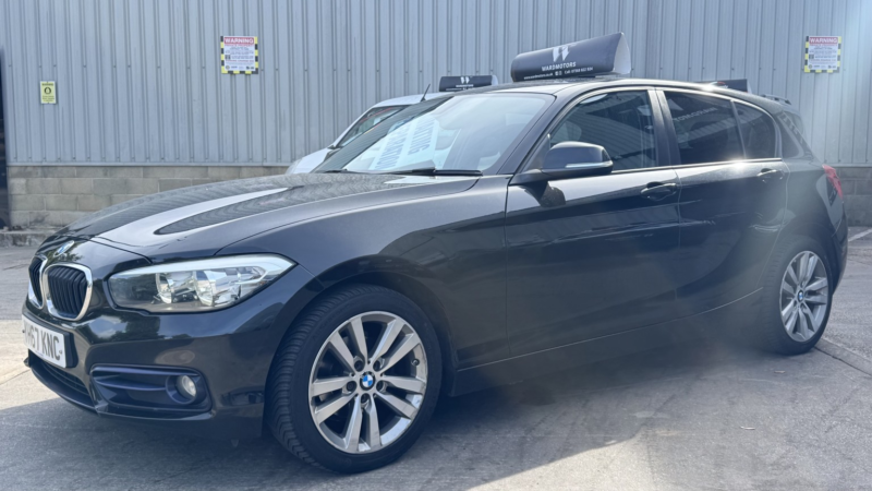 2017 BMW 1 Series 1.5 116d Sport Diesel Black 5dr Satnav+7 Stamps+cruise in Black — image 1