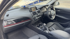 2017 BMW 1 Series 1.5 116d Sport Diesel Black 5dr Satnav+7 Stamps+cruise in Black — image 2
