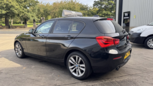 2017 BMW 1 Series 1.5 116d Sport Diesel Black 5dr Satnav+7 Stamps+cruise in Black — image 3