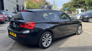 2017 BMW 1 Series 1.5 116d Sport Diesel Black 5dr Satnav+7 Stamps+cruise in Black — image 4