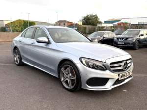 2016 Mercedes-Benz C Class 1.6 C200d Amg Line Euro 6 (s/s) 4dr in Silver — image 2