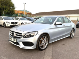 2016 Mercedes-Benz C Class 1.6 C200d Amg Line Euro 6 (s/s) 4dr in Silver — image 4