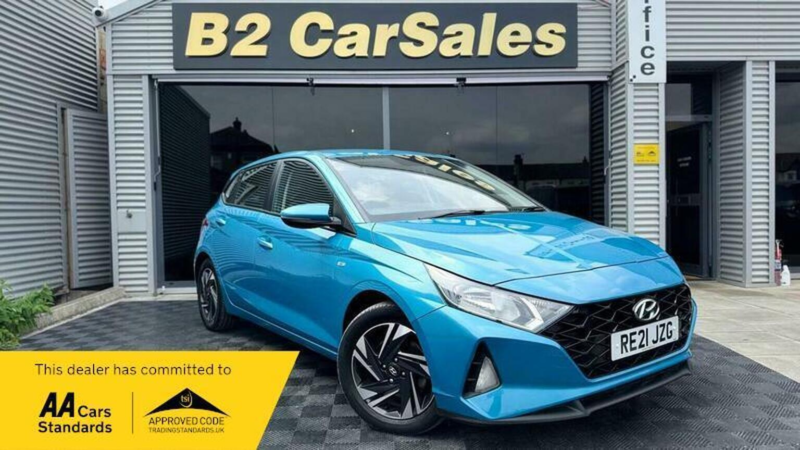 2021 Hyundai I20 1.0 T-Gdi Mhev Se Connect Dct Euro 6 (s/s) 5dr in Blue — image 1