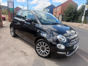 2019 Fiat 500 1.2 Star Euro 6 (s/s) 3dr in Black — image 2