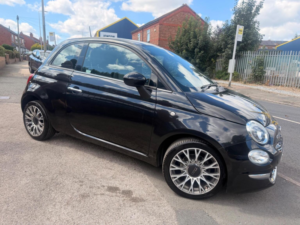 2019 Fiat 500 1.2 Star Euro 6 (s/s) 3dr in Black — image 3