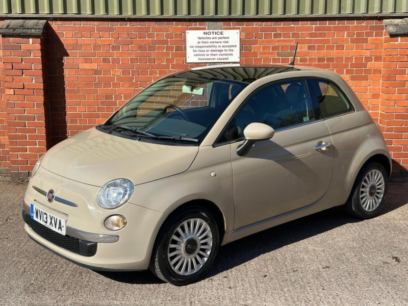 2013 Fiat 500 1.2 Lounge Euro 4 3dr in Beige — image 1