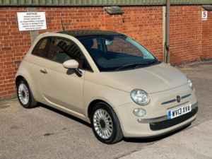 2013 Fiat 500 1.2 Lounge Euro 4 3dr in Beige — image 2