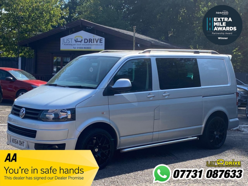 2014 Volkswagen Transporter 2.0 Tdi T30 Highline Kombi 4dr Diesel Manual L1 H1 (198 G/km, 138.08 Bhp) in Silver — image 1