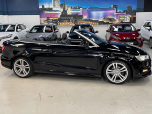 2015 Audi A3 Cabriolet 1.4 Tfsi Cod S Line S Tronic Euro 6 (s/s) 2dr in Black — image 2