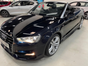 2015 Audi A3 Cabriolet 1.4 Tfsi Cod S Line S Tronic Euro 6 (s/s) 2dr in Black — image 4