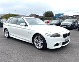 2012 BMW 5 Series 2.0 520d M Sport Touring Steptronic Euro 5 (s/s) 5dr in White — image 2